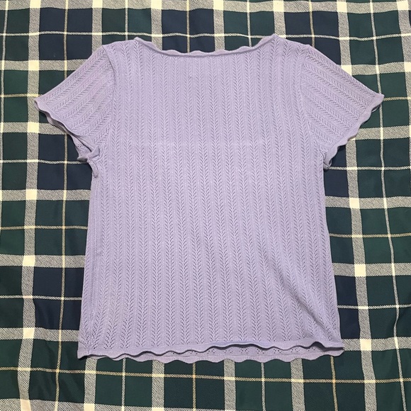 Wilfred Parcel Top in Soft Iris - Size Medium - Picture 4 of 7